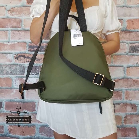 Kate spade medium dawn green backpack bag nylon - Picture 2 of 6